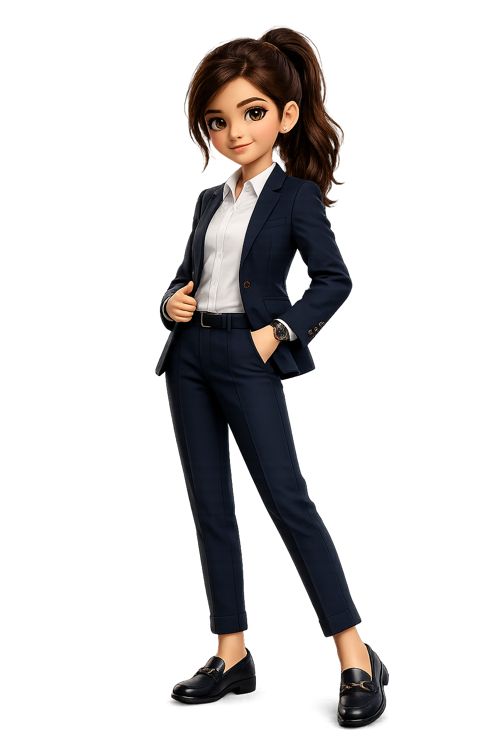 Tichi-me Student Mascot Girl